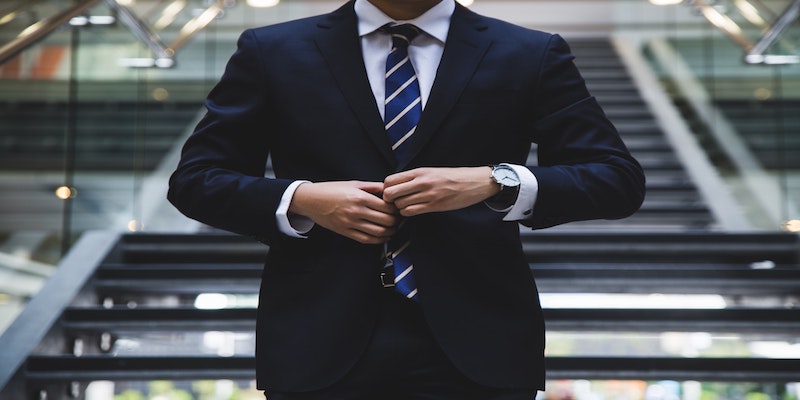 man in business suit